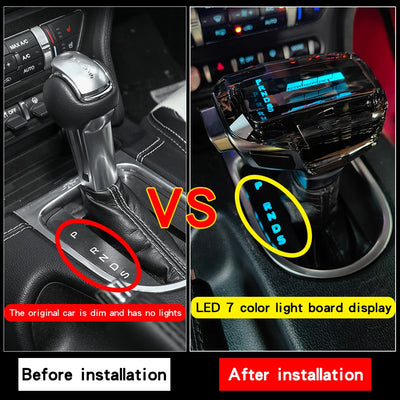 Pommeau Vitesse Cristal LED Ford Mustang 2015-2024
