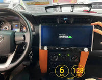 Autoradio Écran 12,3 Pouces Toyota Fortuner et Hilux 2015-2021 Android 14 CarPlay Sans Fil DSP
