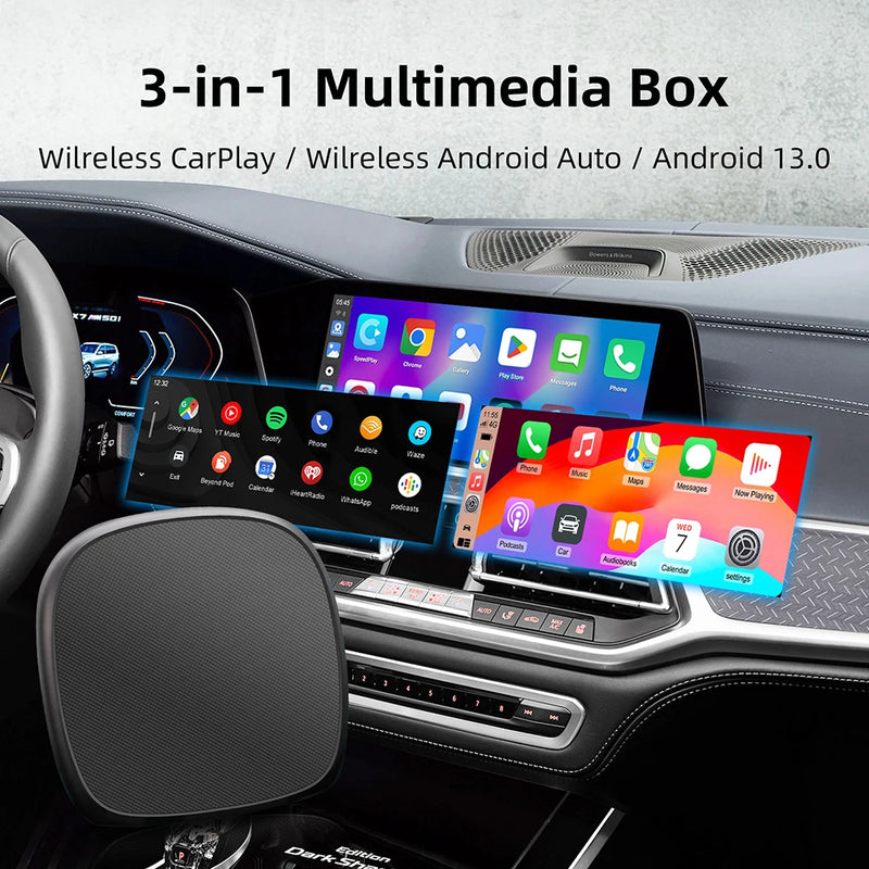Boîtier CarPlay Renault AI Box 4G 64 Go GPS Sans Fil