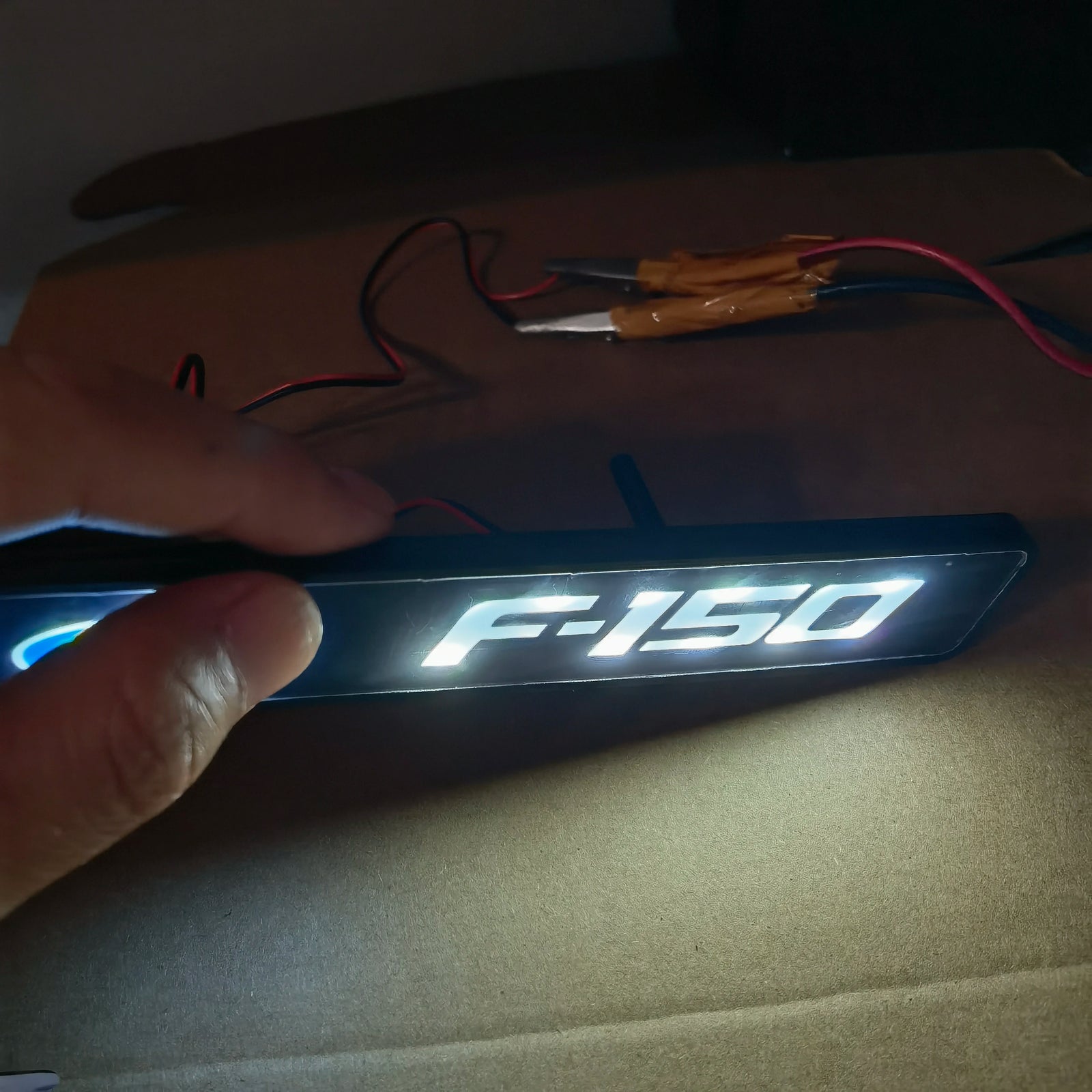 Emblème Calandre Lumineux Ford F-150 LED Blanc