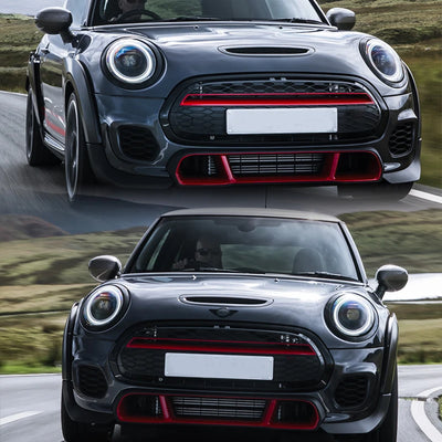 Calandre Mini Cooper F55 F56 F57 GP Style Noir Brillant