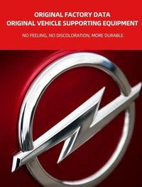 Emblème Logo Opel 145 mm en ABS Noir ou Argent pour l'Avant et l'Arrière Astra Insignia Corsa Zafira