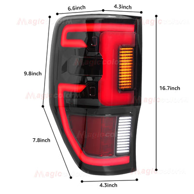 Feux Arrière LED Ford Ranger T6 T7 T8 2012-2022