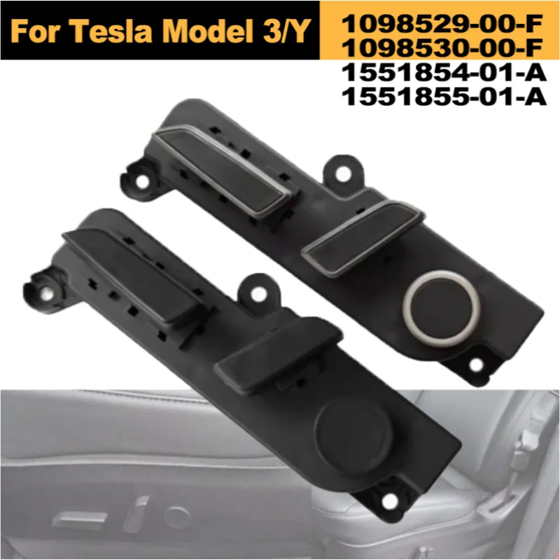Bouton de Réglage de Siège Tesla Model 3 Y 2017-2023