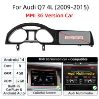 Autoradio Android 14 Audi A6 C6 Q7 2005-2015 CarPlay