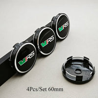 Cache-Moyeux Skoda Octavia Fabia Kodiaq VRS 56mm 60mm — vue de trois quarts