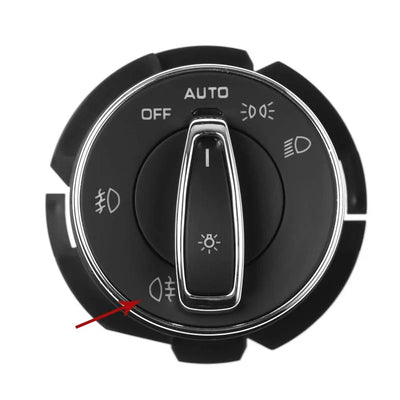 Bouton d'Éclairage Chromé Porsche Cayenne 958 Macan 991