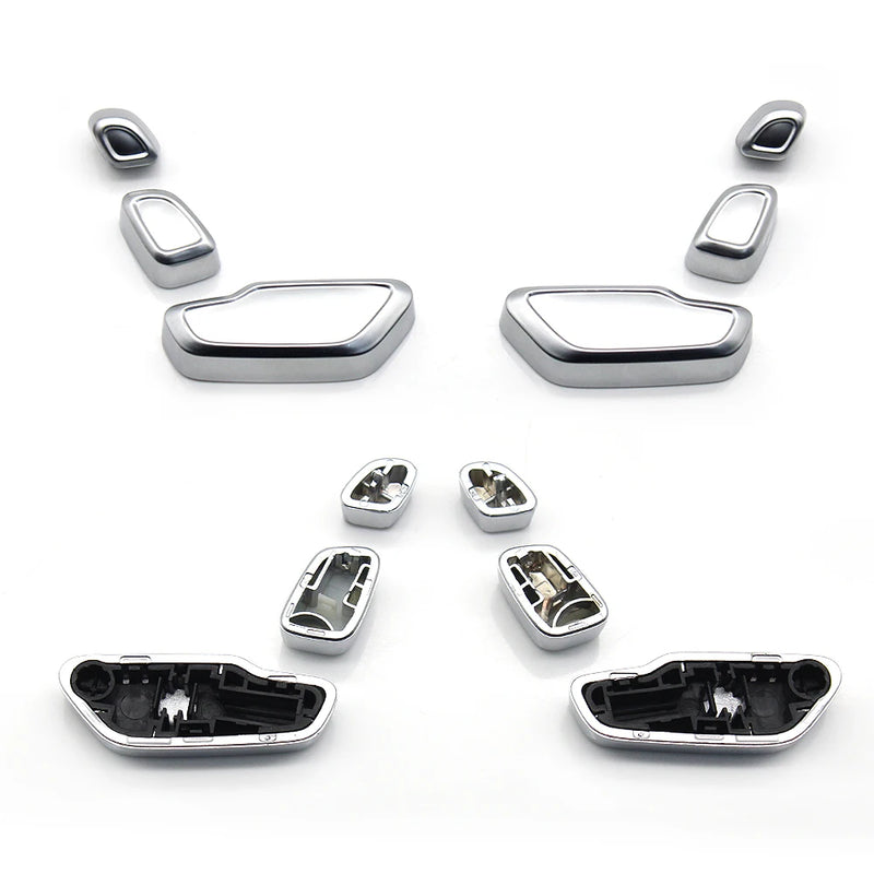 Cache-Boutons de Réglage de Siège Mercedes W204 W212 W166 — gros plan