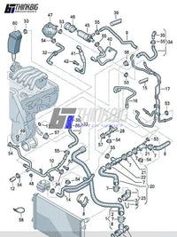 Kit Durites Silicone Radiateur Audi TT MK1 1998-2006 1.8T
