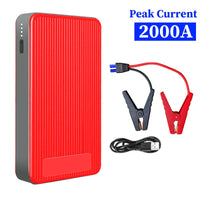 Booster de Batterie Voiture GKFLY 2000 A 44,4 Wh Démarreur Portable 12 V