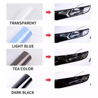 Film Teinté TPU pour Optiques de Voiture Rouleau 30 cm
