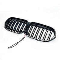 Calandre Avant à Double Barre Éclairée LED BMW X1 F48 LCI 2020-2022 Noir