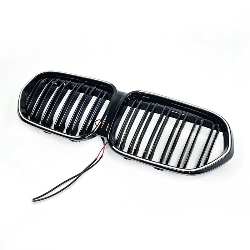 Calandre Avant à Double Barre Éclairée LED BMW X1 F48 LCI 2020-2022 Noir