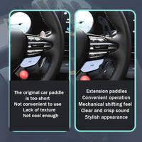 Palettes au Volant Magnétiques Hyundai i30 N Kona N Elantra N Fibre de Carbone