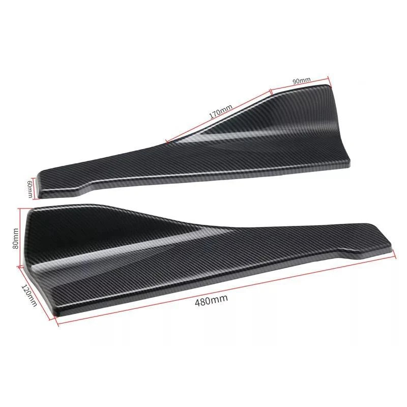 Ailettes de Bas de Caisse Universelles 480 mm Kit 2 Pièces