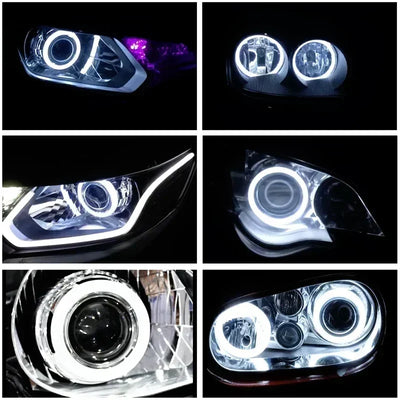 Anneaux Angel Eyes LED RGB Universels Voiture