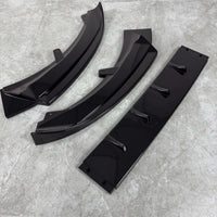 Lame de Pare-Chocs Avant Mini Cooper S JCW F55 F56 F57 2014-2021 Avant Restylage en ABS Noir Brillant