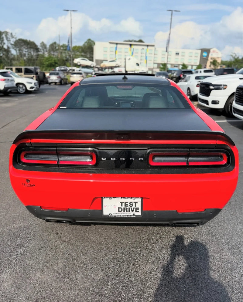 Becquet de Coffre Dodge Challenger SRT Hellcat 2015-2021 Carbone, Carbone Forgé ou Noir Brillant