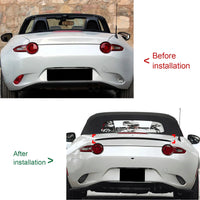 Becquet de Coffre Mazda MX-5 Miata ND 2016-2022 Noir Brillant