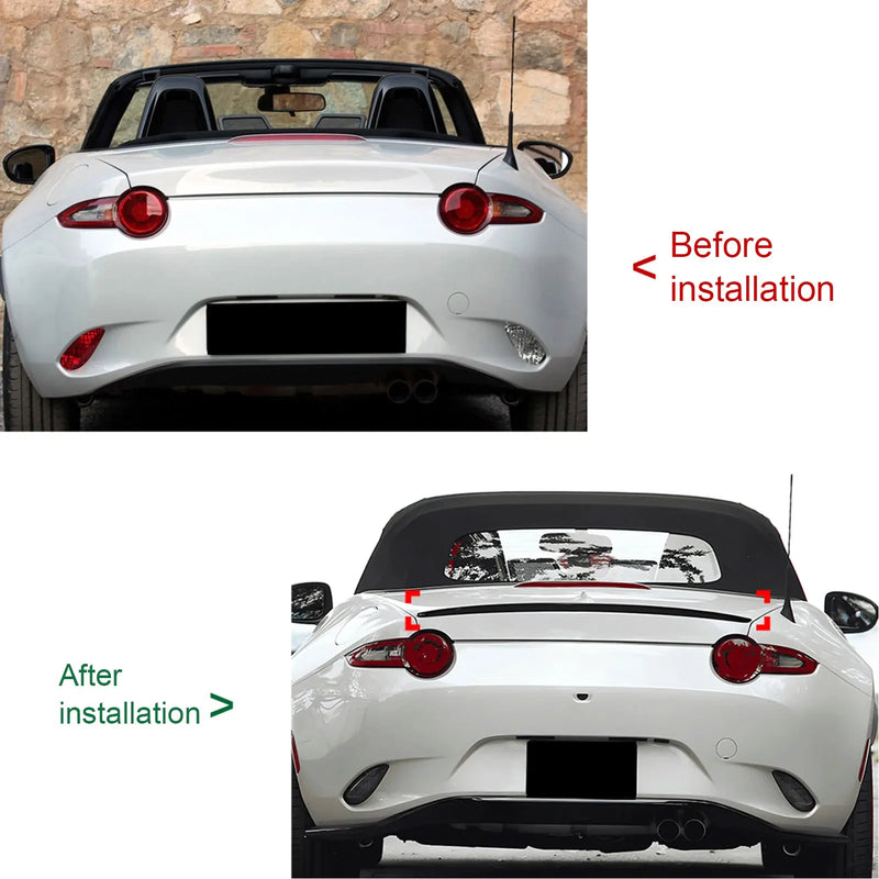 Becquet de Coffre Mazda MX-5 Miata ND 2016-2022 Noir Brillant