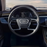 Logo Audi Autocollant 4 Anneaux Électroplaqué A3 A4 Q5