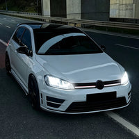 Calandre LED Volkswagen Golf 7 2013-2016 Noir Brillant Liseré Rouge