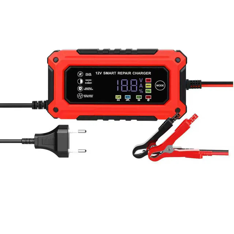 Chargeur de Batterie Voiture 12V 6A Intelligent à Impulsions