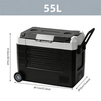 Réfrigérateur de Voiture Podofo 35 L 45 L 55 L Glacière Électrique à Compresseur avec Application et Roues