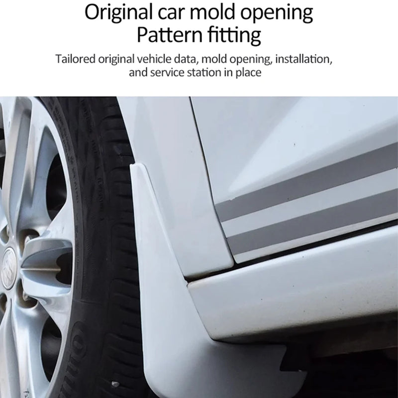 Garde-Boue VW Polo 6 BZ AW 2018-2023 Jeu de 4 Bavettes Avant et Arrière en ABS