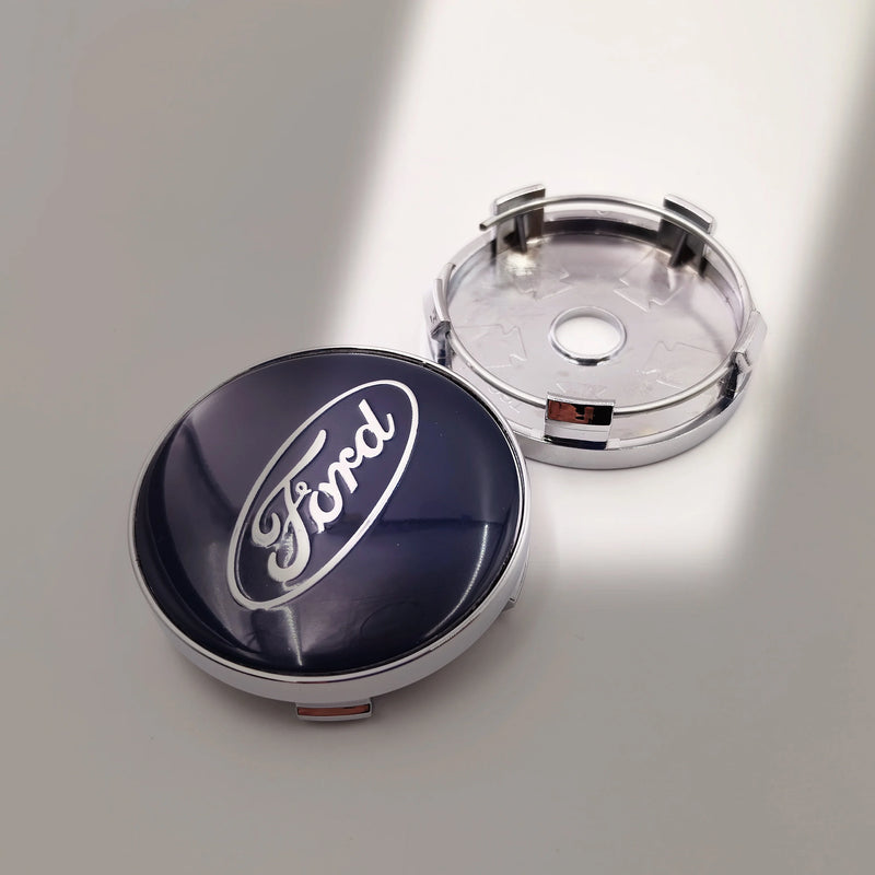 Cache-Moyeux Ford 54mm 56mm 60mm 65mm 68mm Emblème — détail de finition