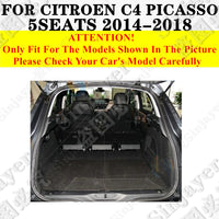 Tapis de Coffre Citroën C4 C-Quatre Picasso Aircross C5 Aircross C5 X C6 C3-XR C-Elysée Sur Mesure Doublure Arrière