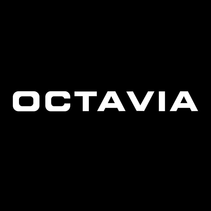 Projecteur Porte Skoda LED, Lentille Verre HD, Lot de 2 ou 4, Octavia Kodiaq Karoq Yeti VRS, 7 Motifs