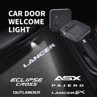 Projecteur LED de Porte Mitsubishi Outlander Pajero ASX Lancer EX Eclipse Cross Lumière de Bienvenue Sans Fil