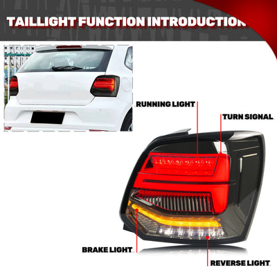 Feux Arrière LED Volkswagen Polo MK5 6R 6C 2009-2017