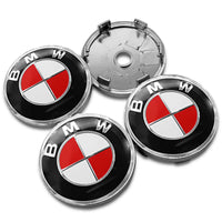 Cache-Moyeux BMW E90 F30 F10 X1 X5 56mm 60mm — vue de trois quarts