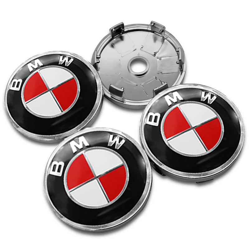 Cache-Moyeux BMW E90 F30 F10 X1 X5 56mm 60mm — vue de trois quarts