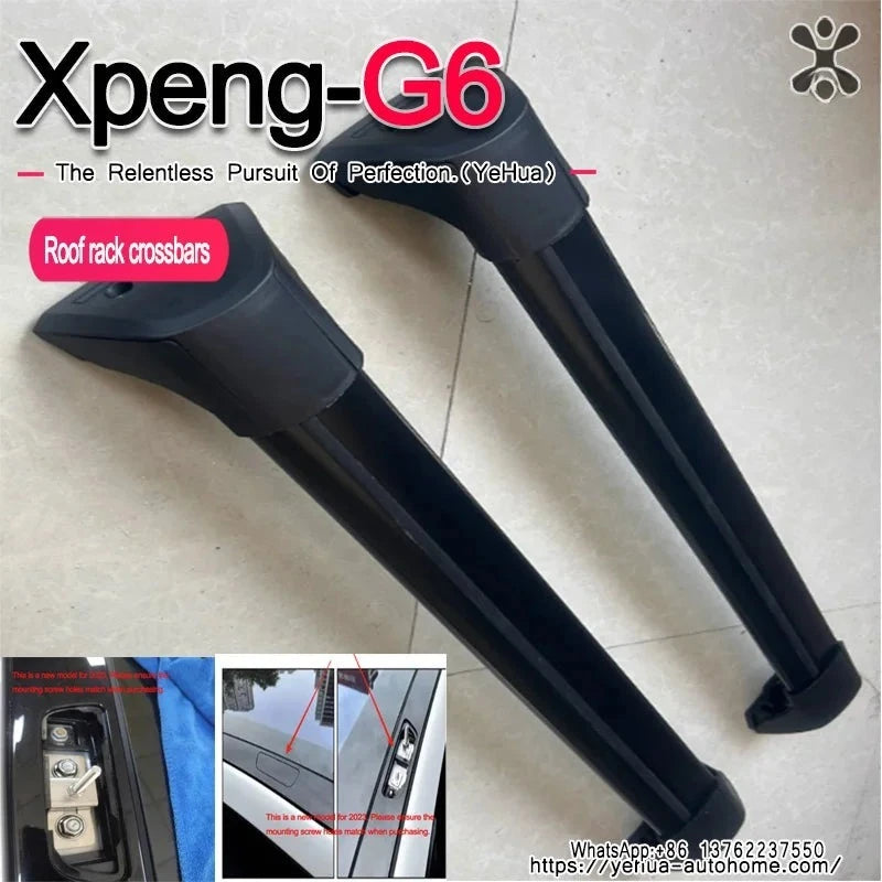 Barres de Toit Aluminium Xpeng G6 2023-2025