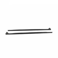 Bas de Caisse Carbone VW Golf 8 MK8, Jupes Latérales en Fibre de Carbone Sèche 2 Pièces