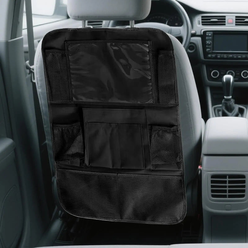Oxford Car Rear Seat Organizer with Tablet Pocket 60 x 42 cm