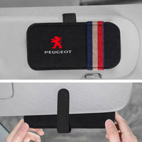 Étui de Pare-Soleil Porte-Lunettes Feutrine Peugeot 3008 2008