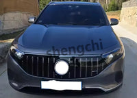 Calandre Mercedes EQA H243 2022-2026 Style GT à Barres Verticales Argent, Avant ou Après Restylage