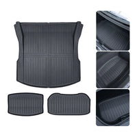 Tapis de Coffre Avant et Arrière Tesla Model 3 Highland 2024 TPE Étanche