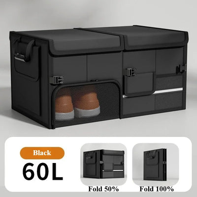Organisateur de Coffre Voiture Pliable 60L Oxford