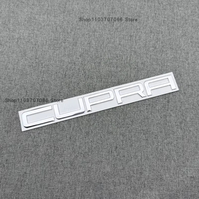 Lettres CUPRA 3D 23,5 cm, Emblème Adhésif pour Formentor, Leon, Born, Tavascan, Ateca, 5 Coloris