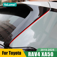 Becquet Toyota RAV4 XA50 2019-2025 Latéral de Lunette, Paire en ABS Noir, Argent ou Aspect Carbone