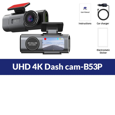 Dashcam Acceo B53P 4K Discrète GPS Wi-Fi