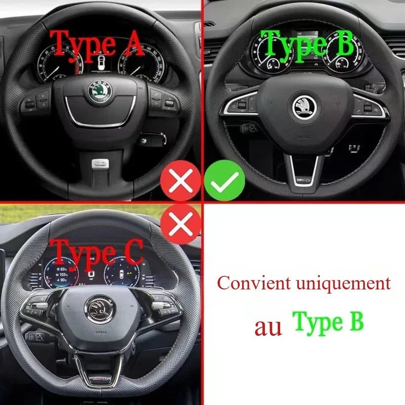 Palettes au Volant Skoda Octavia 3 5E Superb B8 Kodiaq Karoq