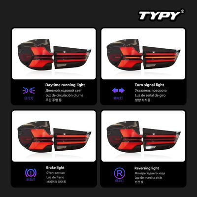 Feux Arrière LED Dynamique BMW X5 F15 2014-2018