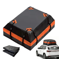 Sac de Toit de Voiture en Tissu Oxford Imperméable 112 x 88 x 44 cm pour SUV, Camion et Remorque