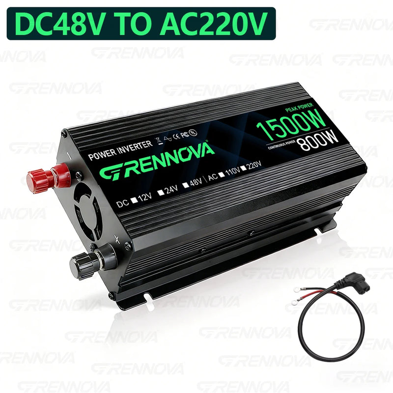 12V 220V Autotransformator Wechselrichter 1000 bis 2200 W
